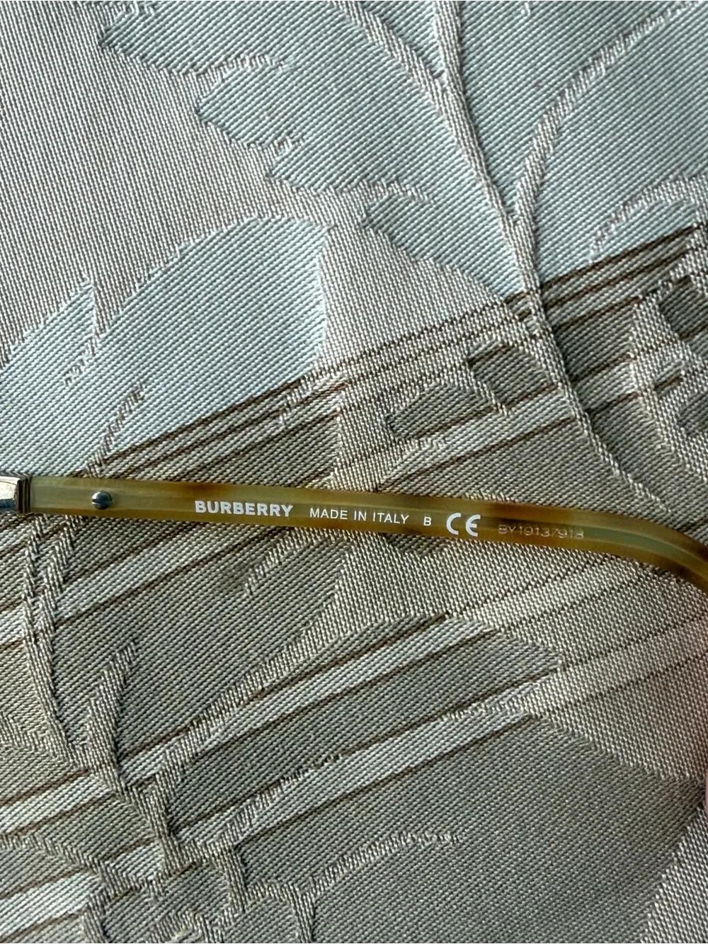 Burberry Tortoiseshell Square Frame Glasses